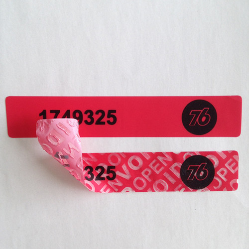 Non-transfer Void Label